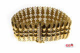 Vintage Gruppach Orfeo Italian Woven 18k 750 Mesh Bracelet 7"
