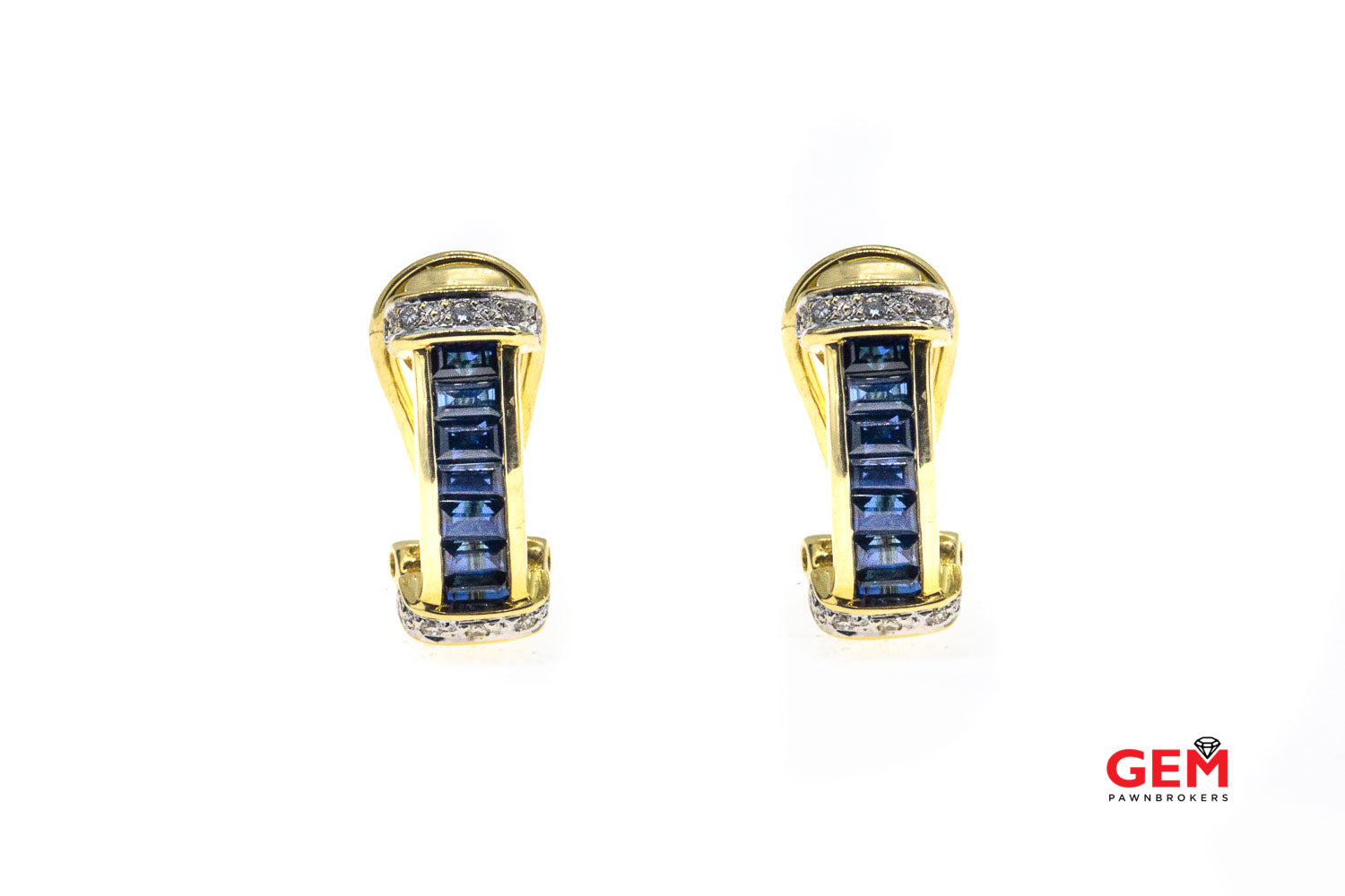 Half pawn gold earrings discount