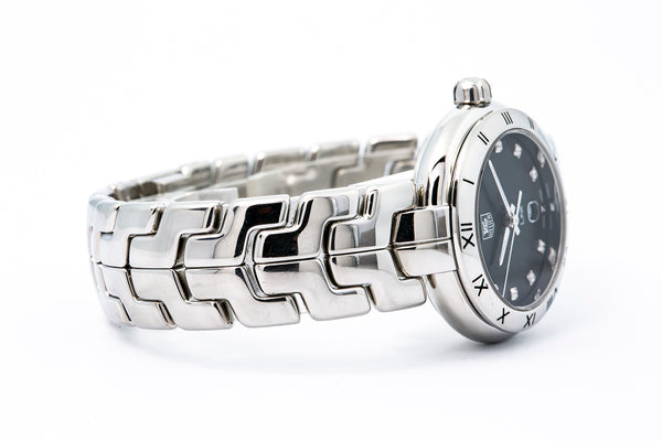 Tag Heuer Link WAT1410 Diamond Dial Quartz 29mm Steel Watch
