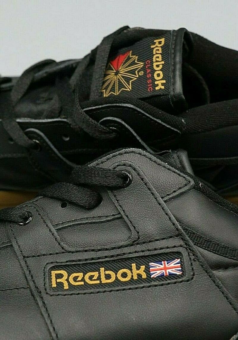 Reebok Workout Plus Black/Gum Sneaker Men's Size 9.5/42.5