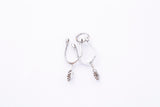 Equestrian Cowboy Horse Riding Set of Moving Spurs Charm 925 Sterling Silver Pendant