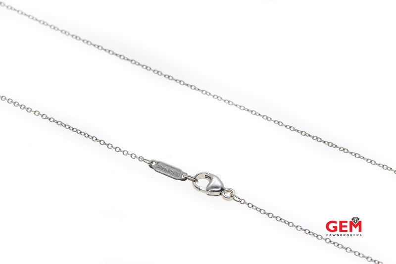 Tiffany & Co Large Diamond 2.75ctw Platinum 950 20" Love Heart Necklace