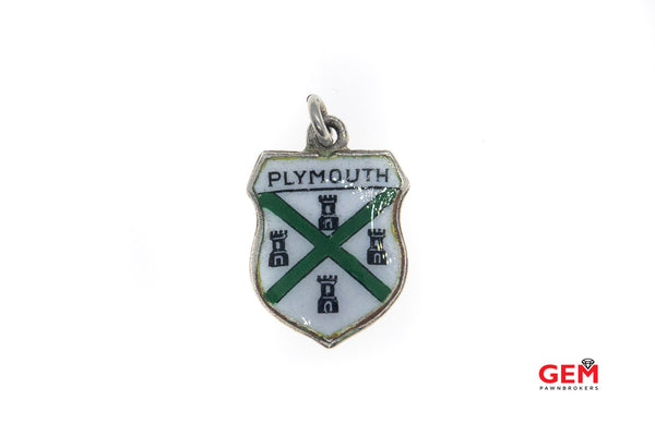 Fritz Reu & Co Silver 800 Plymouth Charm Pendant Traveler