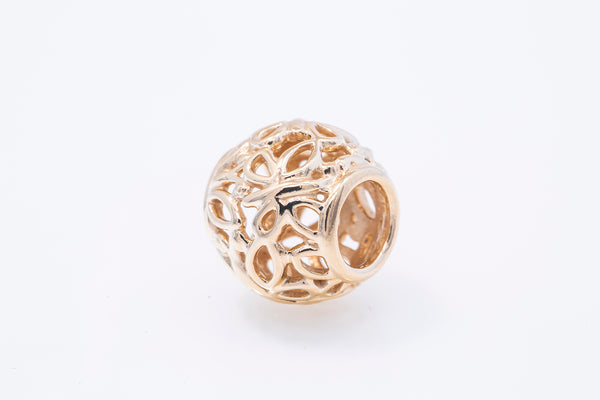 Pandora Butterfly Garden Bead Charm Pendant 14k G585 Yellow Gold