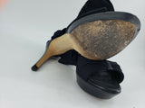 Fendi Sandalo Cuoietto + Lycra Opaca Black | Size 39 EUR | Real Leather