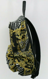 Versace Baroque Zebra Print Backpack DFZ5350