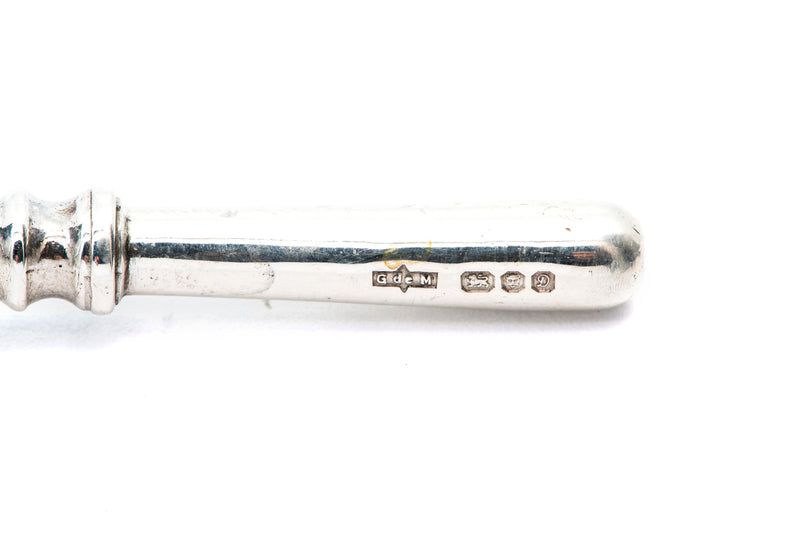 Vintage 1978 Enlgish London Police Billy Club Charm 925 Sterling Silver Law Enforcement Pendant