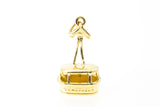 Venezuela Cable Car World Tourist 18k 750 Yellow Gold Charm Pendant