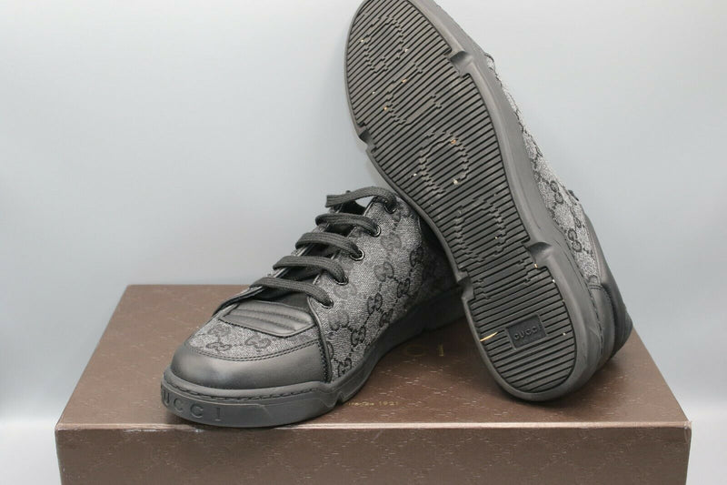 Gucci 391048 Black GG Men's Casual Sneaker Size 6.5 US