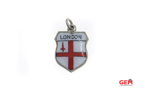 Fritz Reu & Co Silver 800 London Charm Pendant Traveler