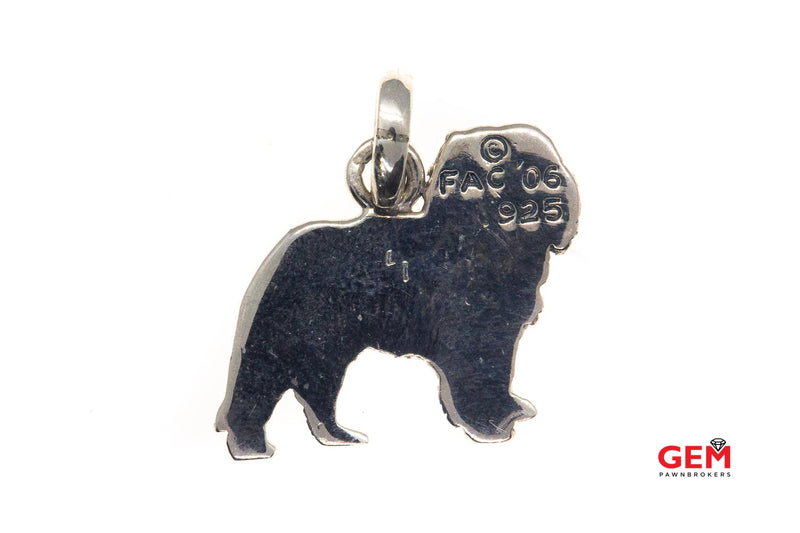 Lady And The Tramp Cocker Spaniel Animal Doggo Puppy Charm Solid 925 Sterling Silver Dog Pendant