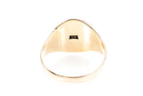 Vintage Blank Signet 14k 585 Yellow Gold Ring Size 9.5 No Inscription