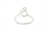 Sterling Silver Ampersand And Sign Punctuation Symbol 925 Ring Size 6.75