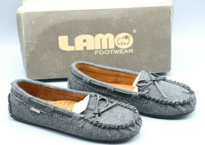 Lamo Sabrina Moccasins II EW1361 Grey US Size 7.5 EUR 38.5