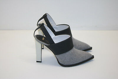 Karen Gallo 'Bryce' Slingback Pump Gray and Black - Pre-Owned