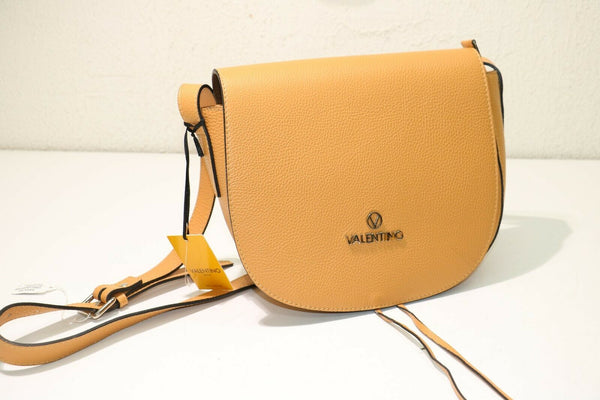 Valentino: Maelle Leather Saddle Bag - Alomond