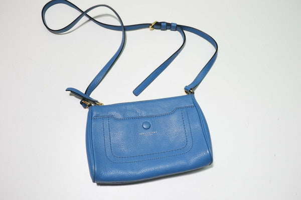 Marc Jacobs: Empire City Leather Crossbody - Blue