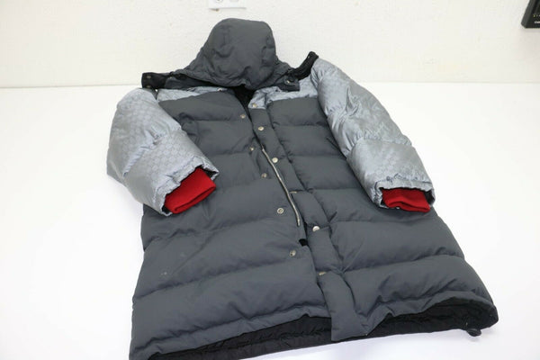 Gucci Jaquard Nylon Gray Jacket Size 48