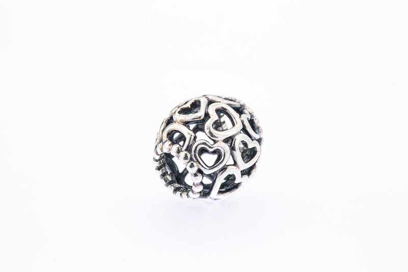 Pandora Filigree Open Your Heart Sterling Silver Bead Charm
