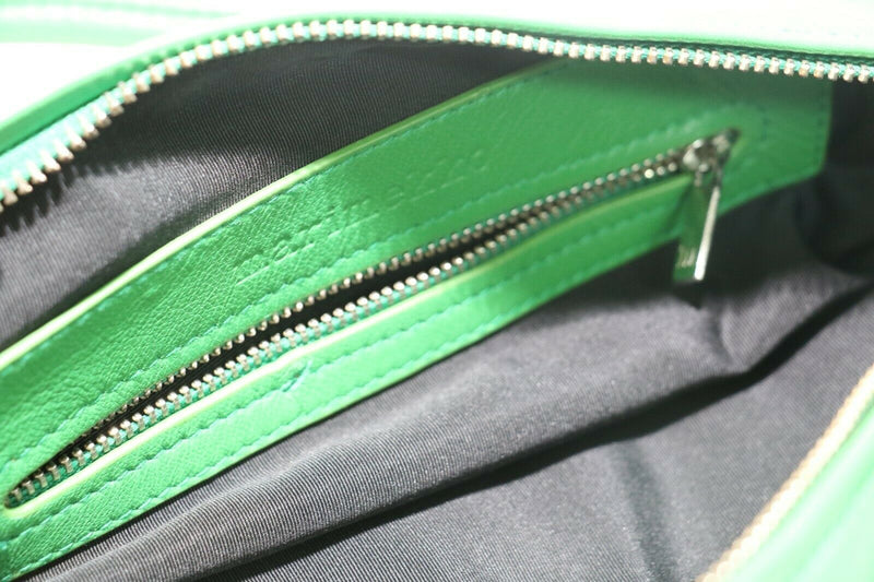 Karla green shoulder bag (one size) 048392-600 - Silver hardware - Leather
