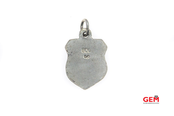 Fritz Reu & Co Silver 800 Pilatus Charm Pendant Traveler