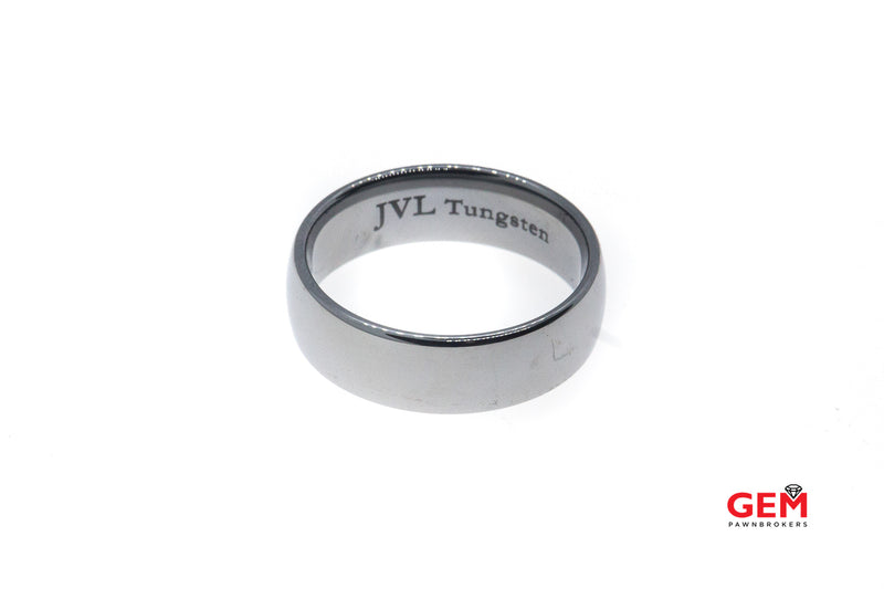 Designer JVL Tungsten Wedding Band Ring Size 10