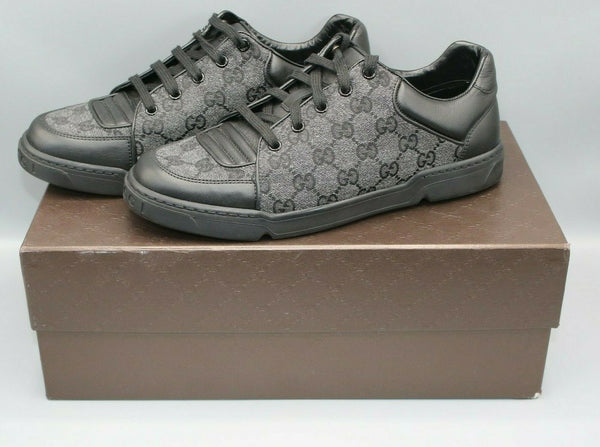 Gucci 391048 Black GG Men's Casual Sneaker Size 6.5 US