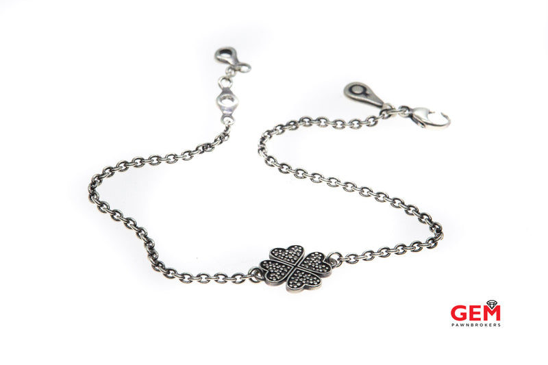 Pandora Sterling Silver Symbol of Lucky in Love 925 Bracelet 7"
