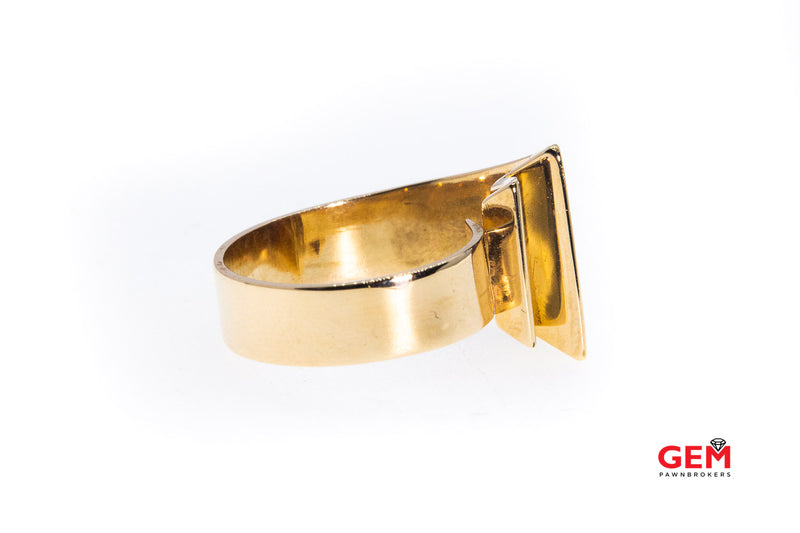 Finland Urpo Kajander For Kaunis Koru 14K 585 Rose Gold Designer Wrap Ring Size 8