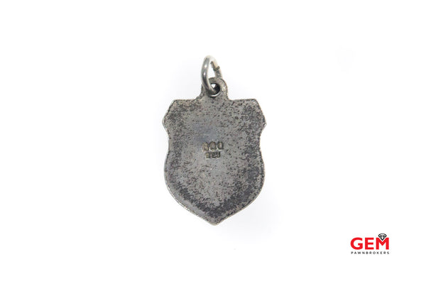 Fritz Reu & Co Silver 800 Basel Charm Pendant Traveler