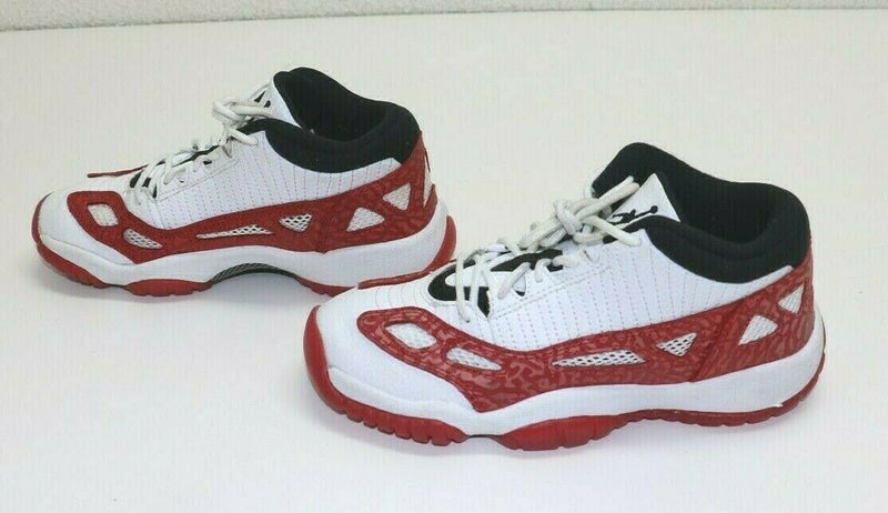 Nike Air Jordan 11 XI Retro Low IE BG White Gym Red OG 919713-101 Size 4Y 2017
