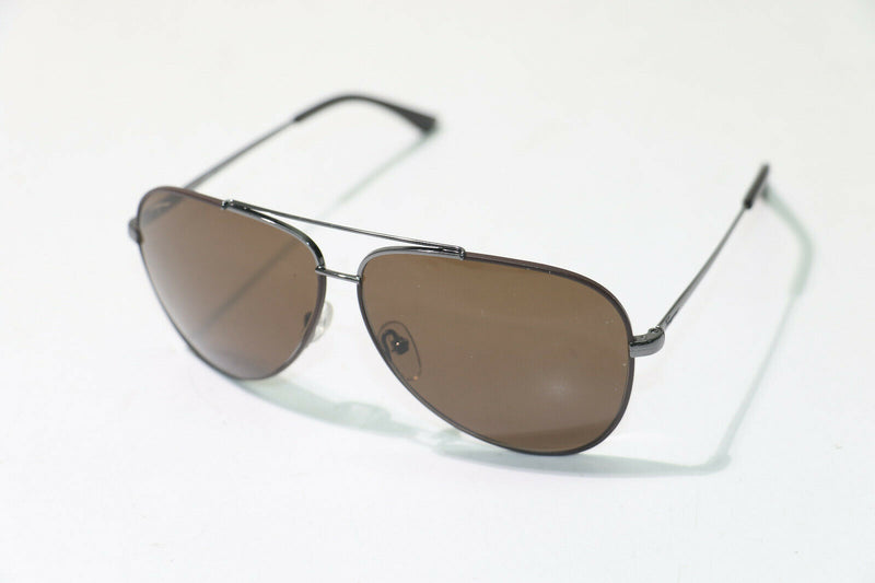 Salvatore Ferragamo Sunglasses SF131S 067 Shiny Gunmetal W Cocoa 60 10 135