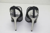 Karen Gallo 'Bryce' Slingback Pump Gray and Black - Pre-Owned