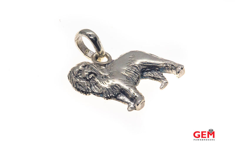 Lady And The Tramp Cocker Spaniel Animal Doggo Puppy Charm Solid 925 Sterling Silver Dog Pendant
