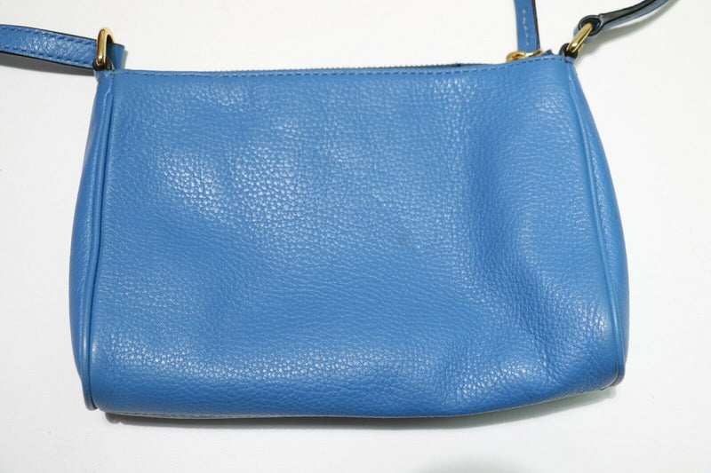 Marc Jacobs: Empire City Leather Crossbody - Blue