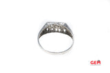 Best Friends 14k 585 White Gold Expression Saying Ring Band Size 8.5