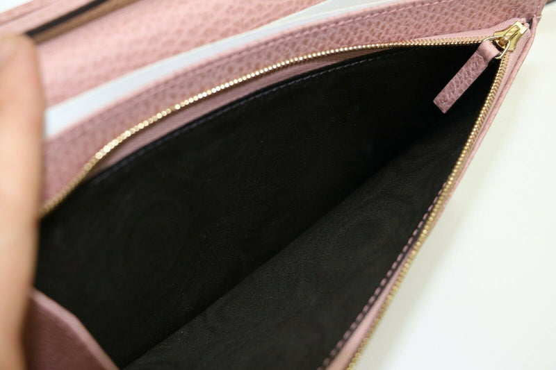 Gucci: Swing Pochette - 2way Shoulder Wallet / Shoulder Bag Calf - 368231 - Pink