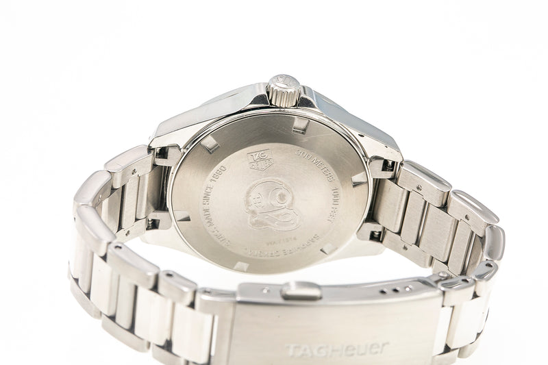 Tag Heuer Aquaracer Lady 32mm WAY1314 Diamond Mother of Pearl Steel Watch
