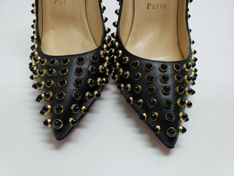 CHRISTIAN LOUBOUTIN Specchio Follies Cabo Spikes 100 Pumps | Size 8 US, 38.5 EUR