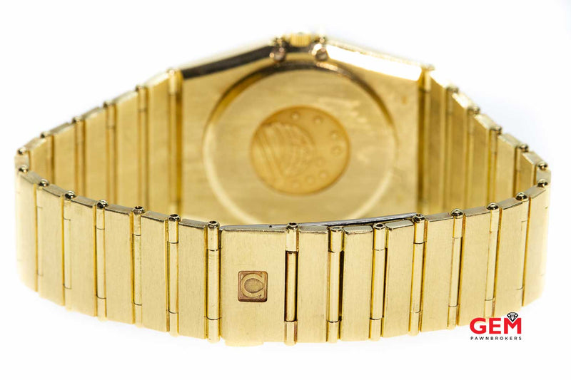 Omega Constellation 298.0018 1431 Solid 18K 750 Yellow Gold 32mm Wrist Watch