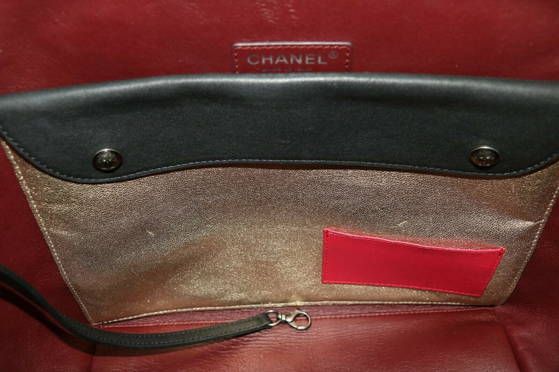 Chanel: 2016 Grianed Vegetal Calfskin Tote