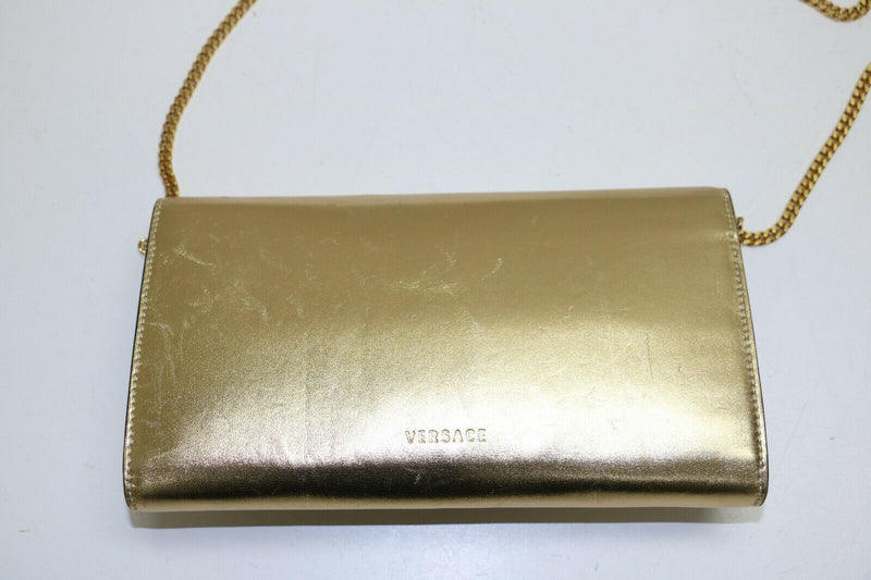 Versace: Gold Medusa Icon - Swarovski Crystal Clutch Bag