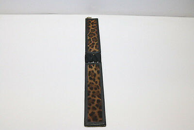 Jimmy Choo Corset Style Animal Print Belt Size 75