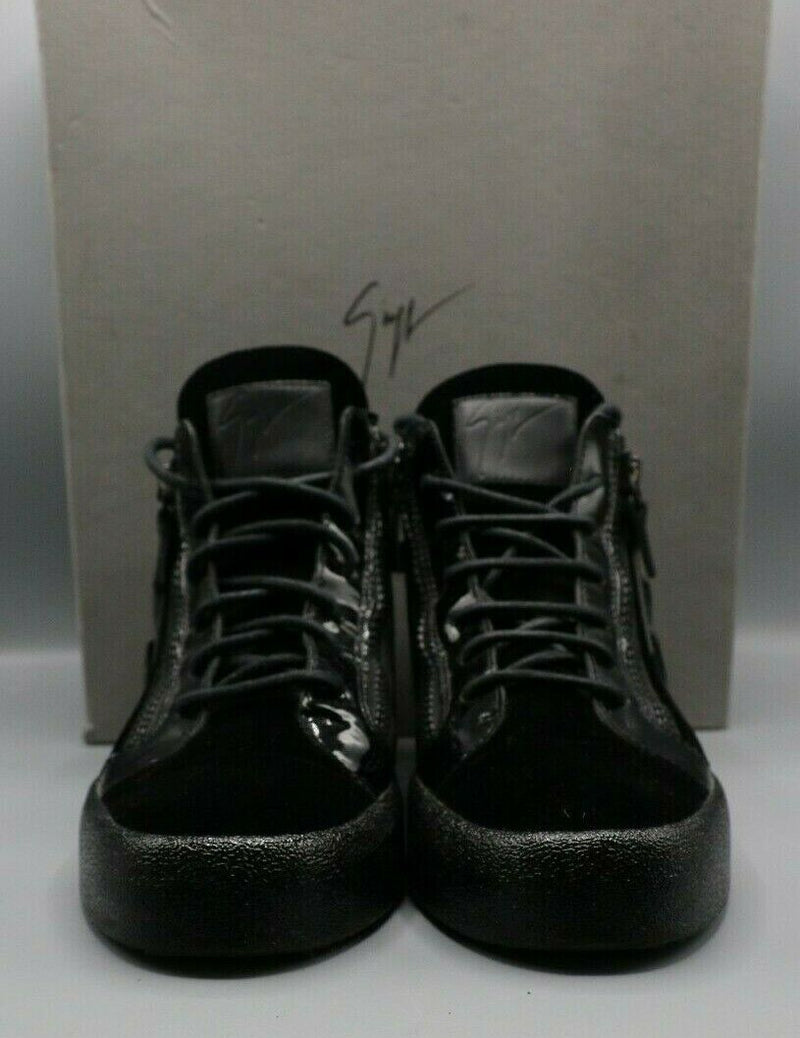 Giuseppe Zanotti Cruel Wing London Black High Top Sneakers Size 40/9.5